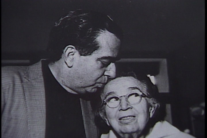 Retrato de Nelson Rodrigues e sua mãe Maria Esther Rodrigue,
