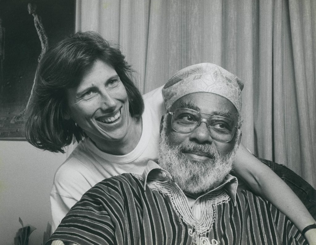 Elisa Larkin Nascimento e Abdias Nascimento em 1991