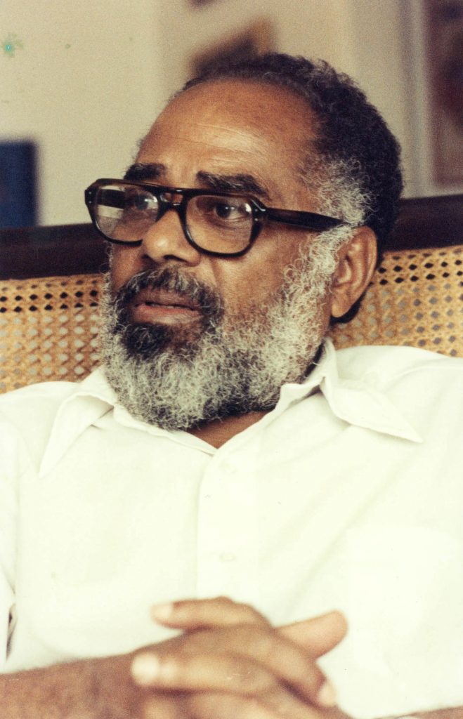 Abdias Nascimento em julho de 1978