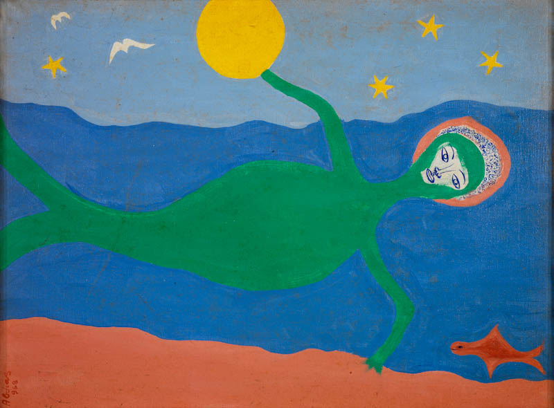 Yemanjá Enluarada, Abdias Nascimento, 1968