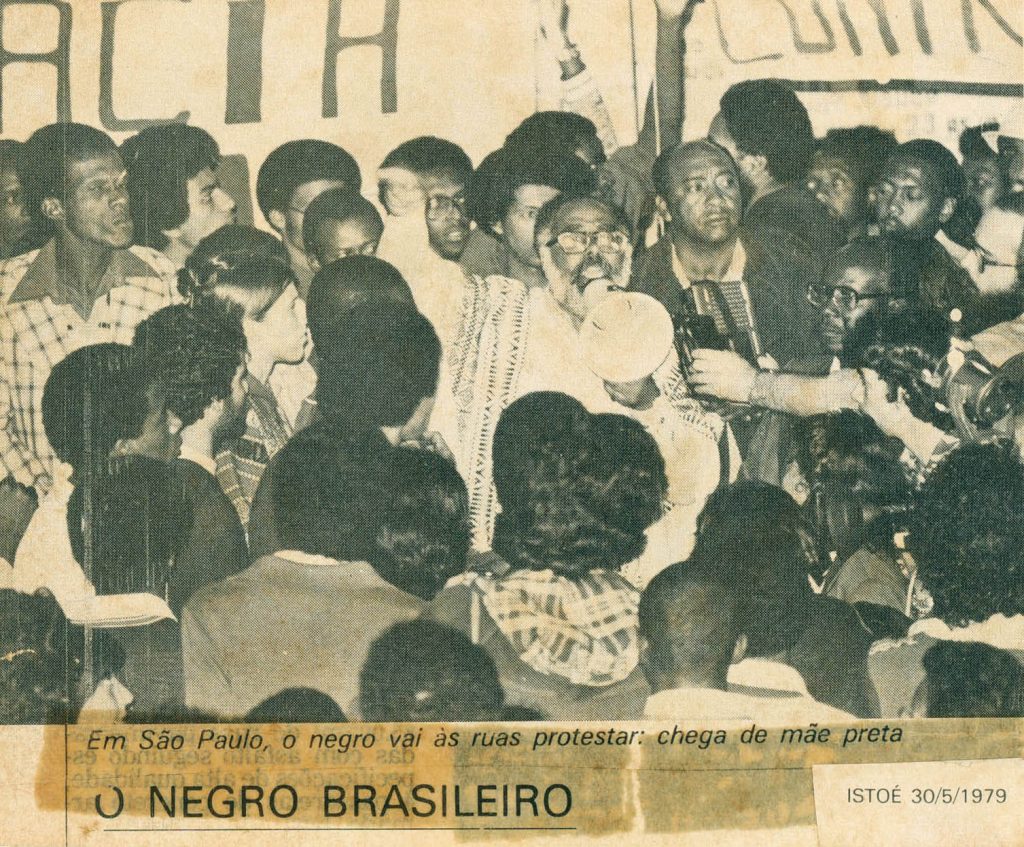 “Em São Paulo o Negro vai às Ruas Protestar: Chega de Mãe Preta”, revista Istoé, 1979